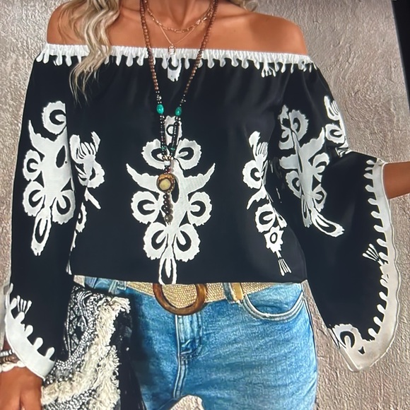 Blouse off shoulder new - Picture 3 of 3
